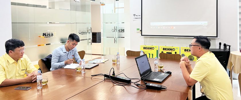 buổi làm việc giữa dekko và hipotech