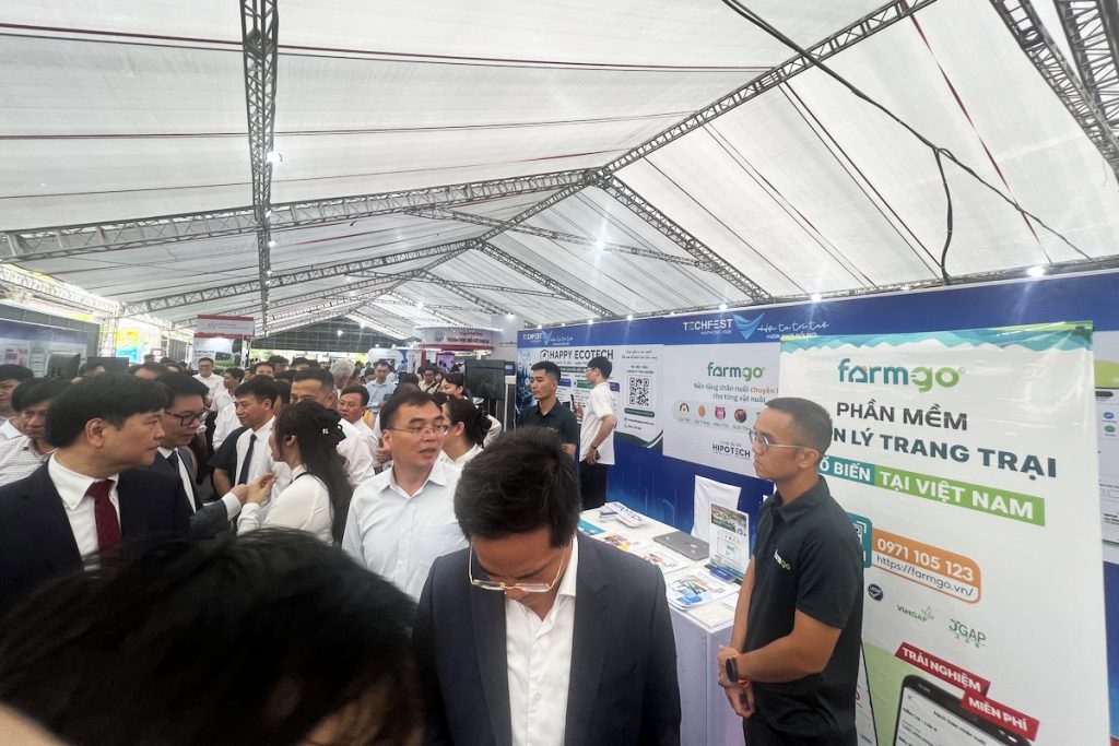 Gian hàng công nghệ nông nghiệp của HIPOTECH tại Techfest Hải Phòng 2026