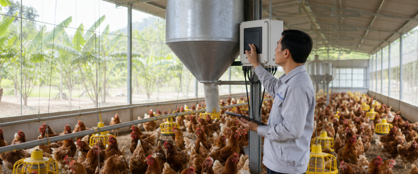 Gia cầm thế giới theo dõi đàn và hệ thống thức ăn trong bối cảnh chi phí tăng. Ảnh minh họa
