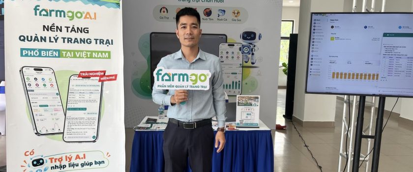Đại diện HIPOTECH tại gian hàng FarmGo AI bên lề Hội thi Tin học khối cán bộ, công chức trẻ toàn quốc 2026